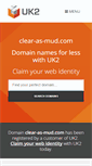 Mobile Screenshot of clear-as-mud.com